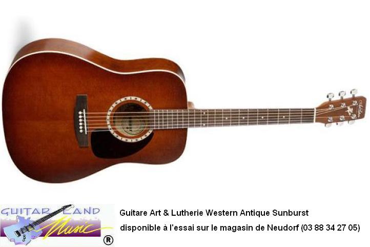 Guitare Art & Lutherie Western Antique Burst
